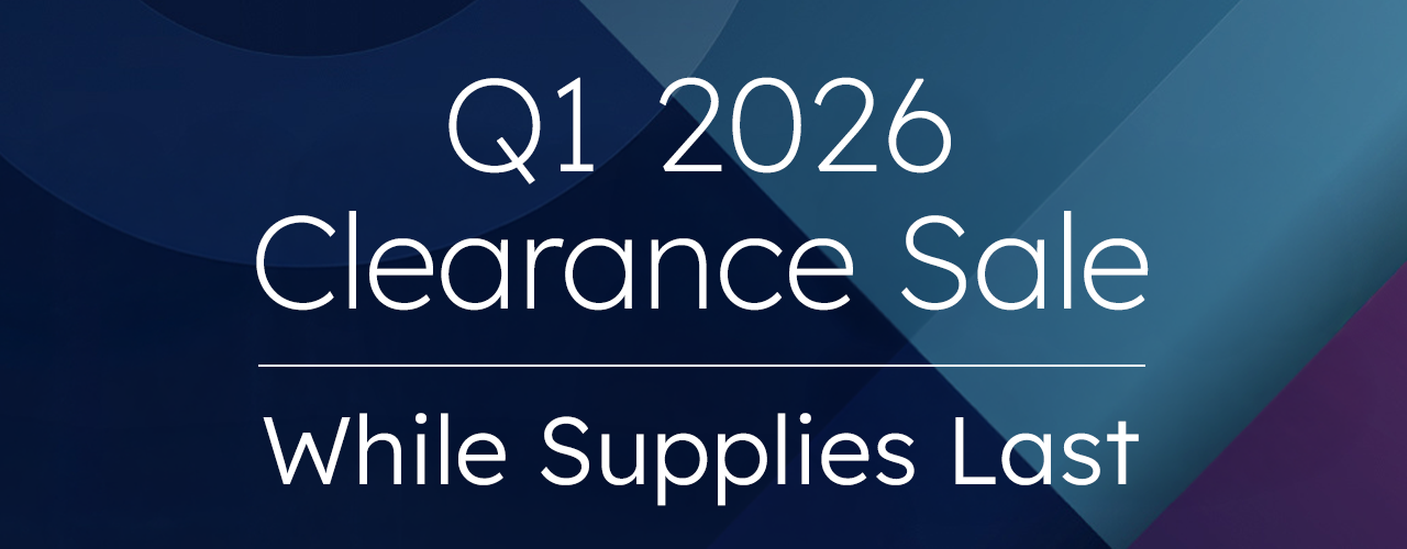 Q1 2026 · While Supplies Last · Clearance Sale